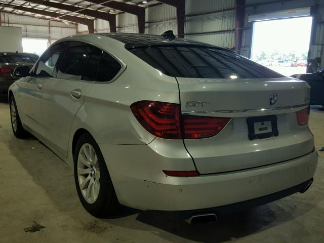 WBASP4C54CC341968 - 2012 BMW 550 XIGT SILVER photo 3