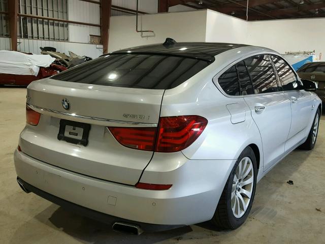 WBASP4C54CC341968 - 2012 BMW 550 XIGT SILVER photo 4