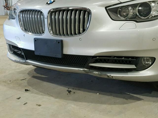 WBASP4C54CC341968 - 2012 BMW 550 XIGT SILVER photo 9