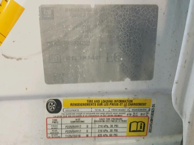 1G1ZB5EU4BF247332 - 2011 CHEVROLET MALIBU LS თეთრი ფოტო 10