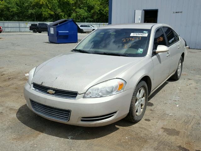 2G1WT58K881279677 - 2008 CHEVROLET IMPALA LT TAN photo 2