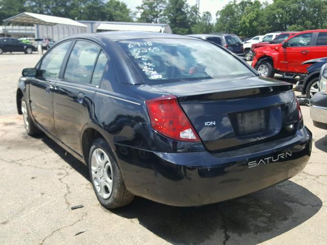 1G8AJ52F84Z215265 - 2004 SATURN ION LEVEL BLACK photo 3