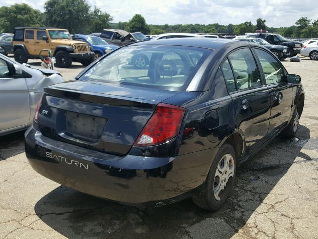 1G8AJ52F84Z215265 - 2004 SATURN ION LEVEL BLACK photo 4