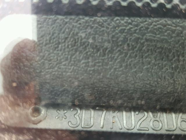 3D7KU28D63G729626 - 2003 DODGE RAM 2500 S GREEN photo 10