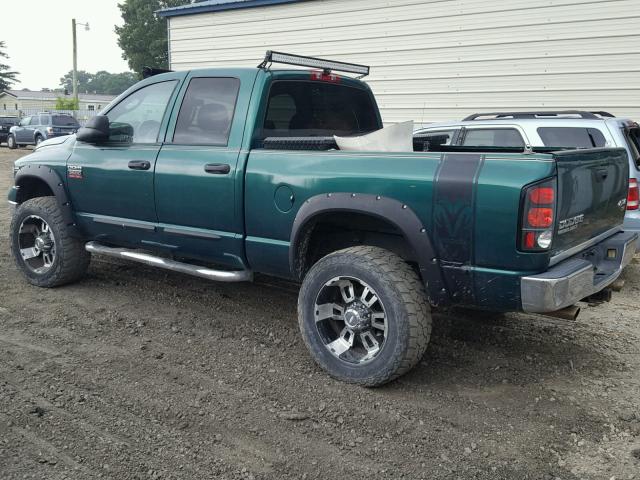 3D7KU28D63G729626 - 2003 DODGE RAM 2500 S GREEN photo 3
