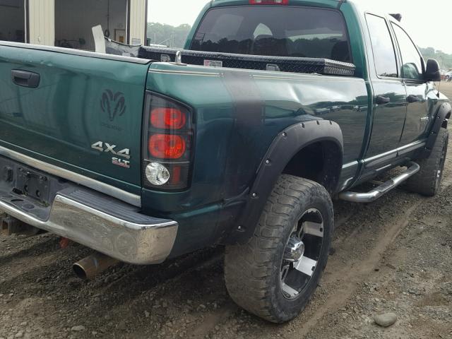 3D7KU28D63G729626 - 2003 DODGE RAM 2500 S GREEN photo 4