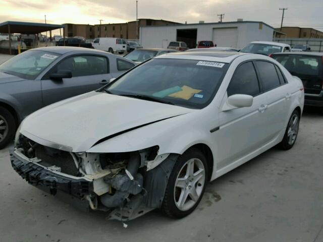 19UUA66215A037877 - 2005 ACURA TL WHITE photo 2