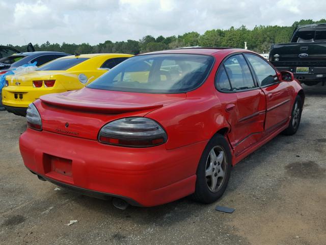 1G2WP5217VF323835 - 1997 PONTIAC GRAND PRIX RED photo 4