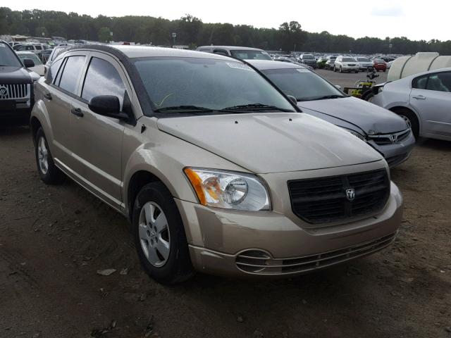 1B3HB28A79D173172 - 2009 DODGE CALIBER SE BEIGE photo 1