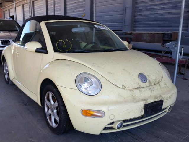 3VWCD21Y84M302427 - 2004 VOLKSWAGEN NEW BEETLE 黄色 照片 1