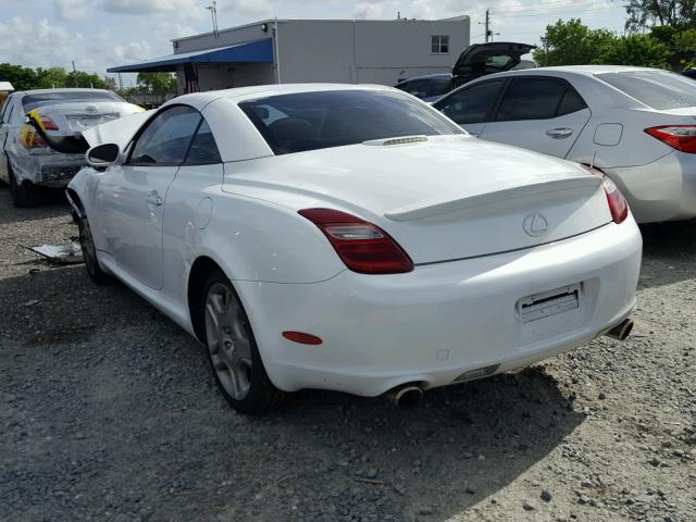 JTHFN45Y079012705 - 2007 LEXUS SC 430 WHITE photo 3