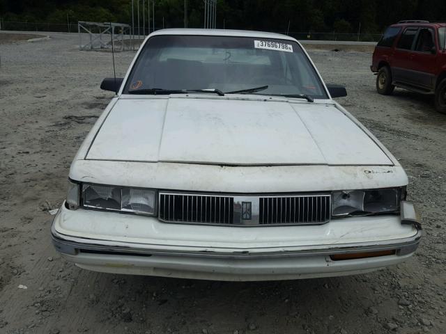 1G3AG55N4P6311021 - 1993 OLDSMOBILE CUTLASS CI WHITE photo 9