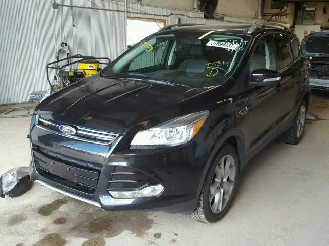 1FMCU9J90EUD53191 - 2014 FORD ESCAPE TIT BLACK photo 2