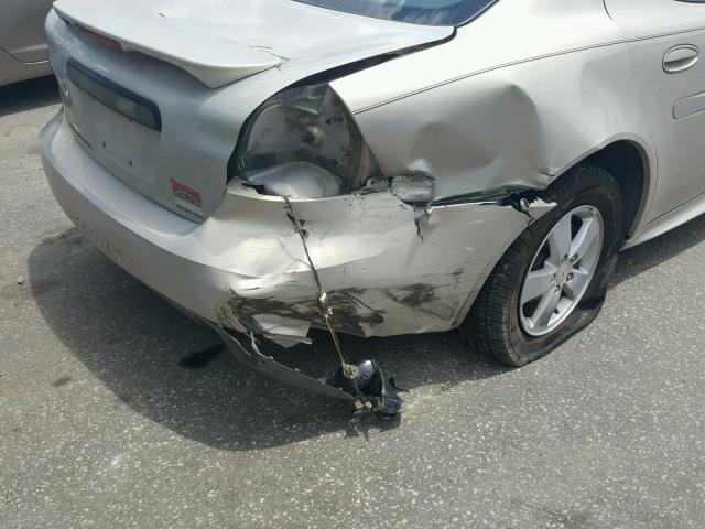 2G2WP552781141391 - 2008 PONTIAC GRAND PRIX BROWN photo 9
