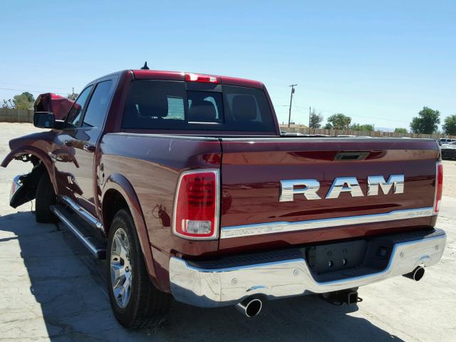 1C6RR7PT8HS850892 - 2017 RAM 1500 LONGH BURGUNDY photo 3