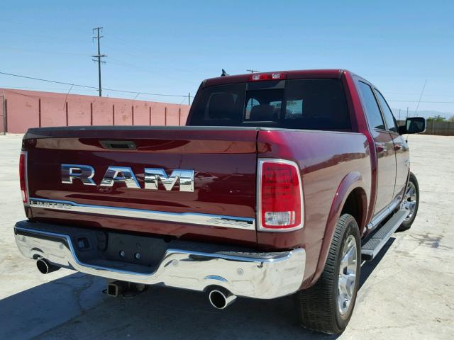 1C6RR7PT8HS850892 - 2017 RAM 1500 LONGH BURGUNDY photo 4