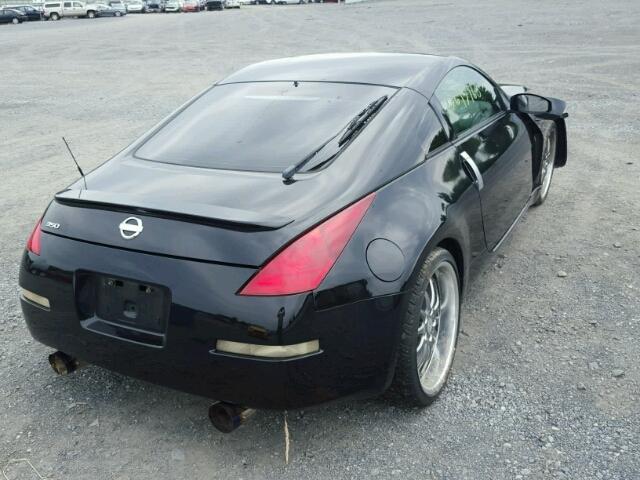 JN1AZ34E65M654506 - 2005 NISSAN 350Z COUPE BLACK photo 4