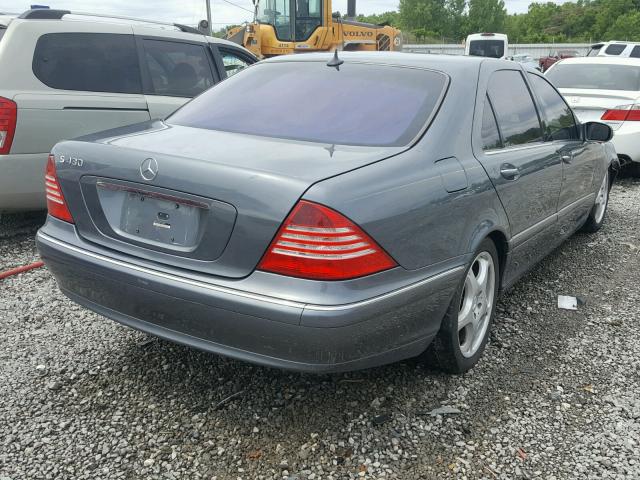 WDBNG70J65A452943 - 2005 MERCEDES-BENZ S 430 GRAY photo 4