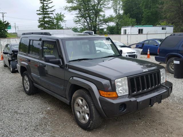 1J8HG48K66C206340 - 2006 JEEP COMMANDER GRAY photo 1