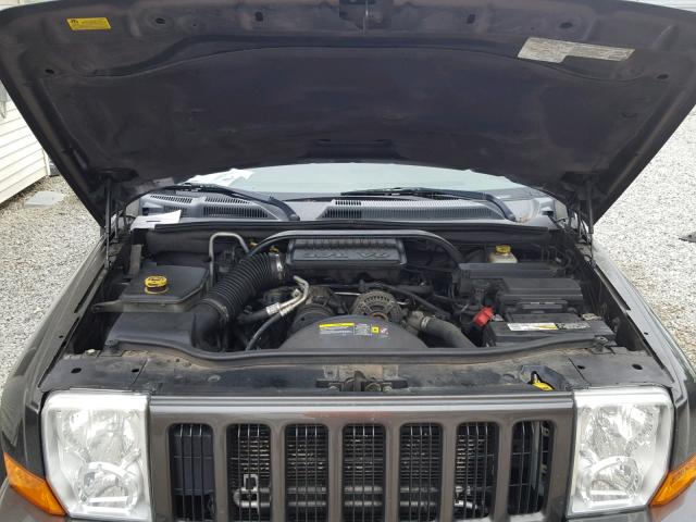 1J8HG48K66C206340 - 2006 JEEP COMMANDER GRAY photo 7