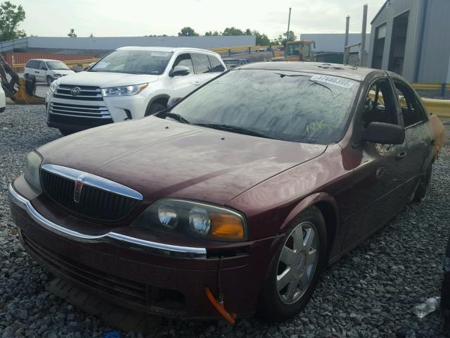 1LNHM87A12Y681631 - 2002 LINCOLN LS 勃艮第红 照片 2