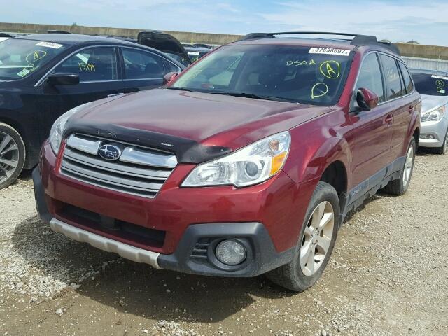 4S4BRCLC5D3204332 - 2013 SUBARU OUTBACK 2. MAROON photo 2