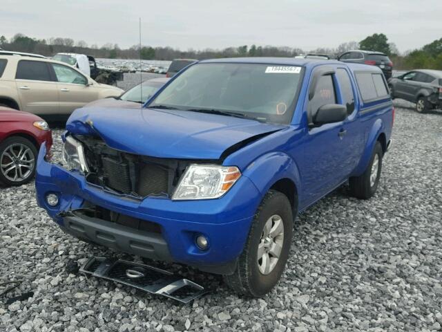 1N6AD0CU4CC445851 - 2012 NISSAN FRONTIER S BLUE photo 2