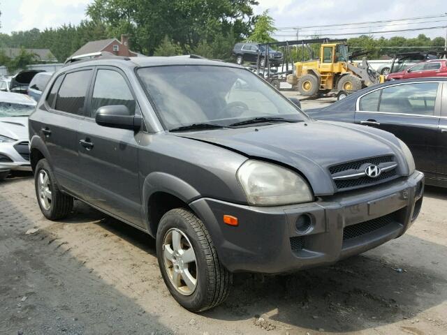 KM8JM12B28U712376 - 2008 HYUNDAI TUCSON GLS GRAY photo 1