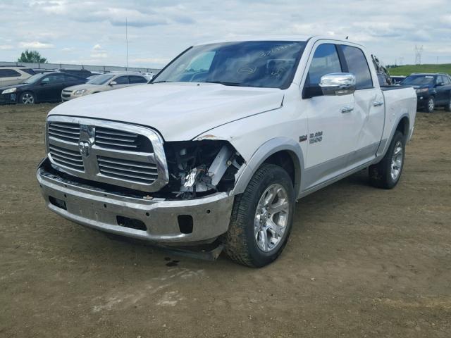 1C6RR7NT0HS750725 - 2017 RAM 1500 LARAM WHITE photo 2