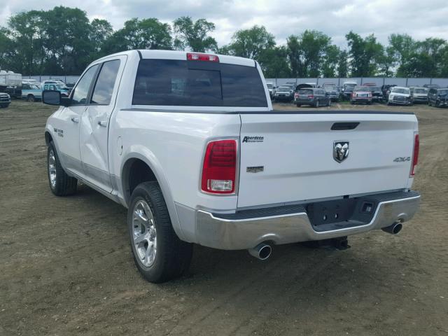 1C6RR7NT0HS750725 - 2017 RAM 1500 LARAM WHITE photo 3