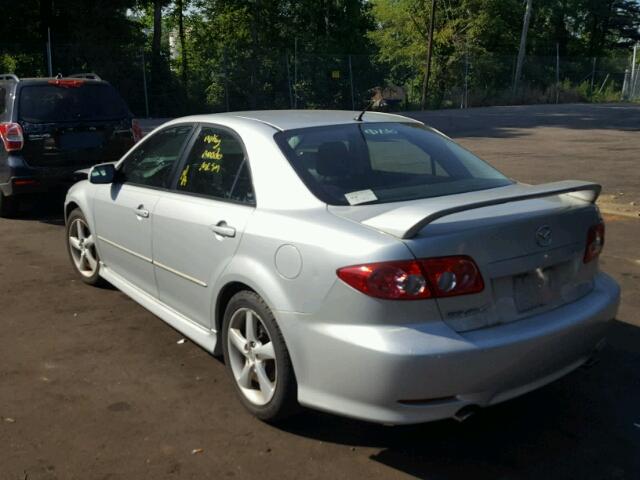 1YVHP80C355M41276 - 2005 MAZDA 6 I SILVER photo 3