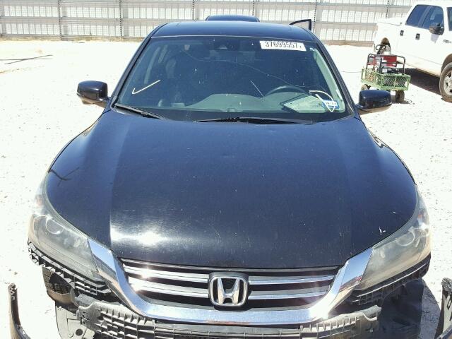 1HGCR2F83EA171016 - 2014 HONDA ACCORD BLACK photo 9