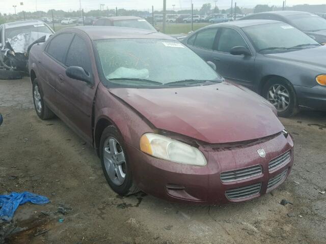 1B3EL46X32N288936 - 2002 DODGE STRATUS SE BURGUNDY photo 1