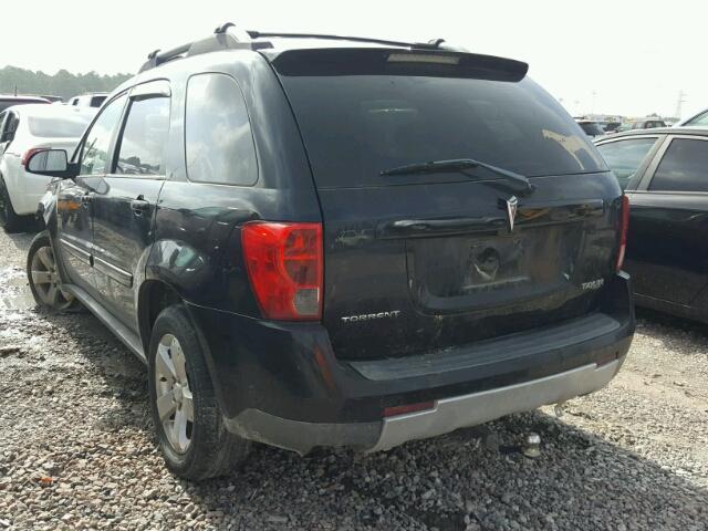 2CKDL63F066079285 - 2006 PONTIAC TORRENT BLACK photo 3