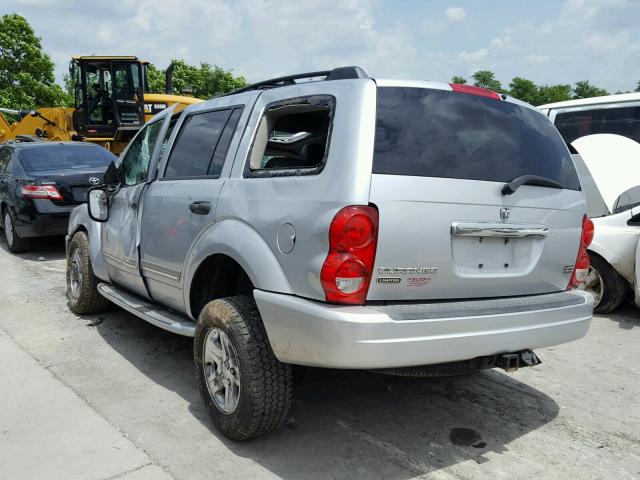 1D4HB58D74F239116 - 2004 DODGE DURANGO LI SILVER photo 3