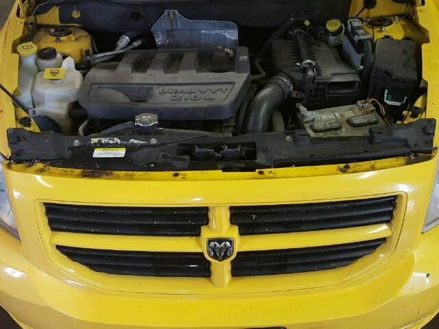 1B3HB48B27D562836 - 2007 DODGE CALIBER SX YELLOW photo 7