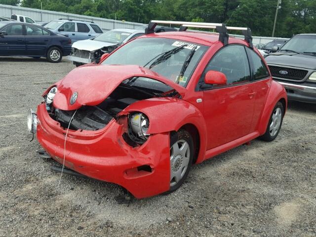 3VWCA21CXXM462343 - 1999 VOLKSWAGEN NEW BEETLE 红色 照片 2