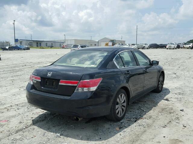 1HGCP2F75CA007504 - 2012 HONDA ACCORD EX 黑色 照片 4
