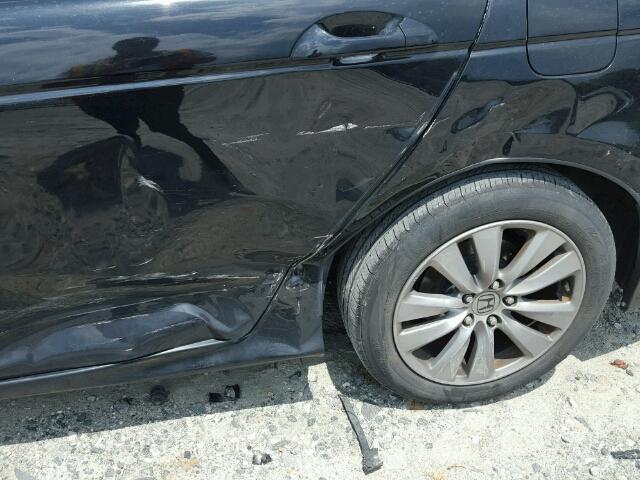 1HGCP2F75CA007504 - 2012 HONDA ACCORD EX 黑色 照片 9