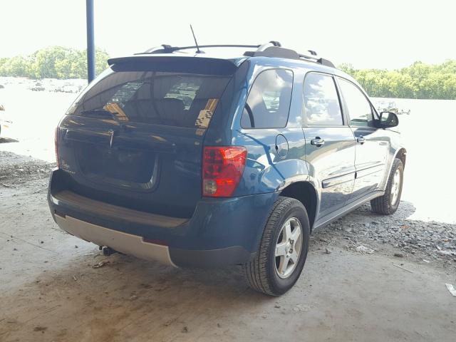 2CKDL63F776035852 - 2007 PONTIAC TORRENT BLUE photo 4