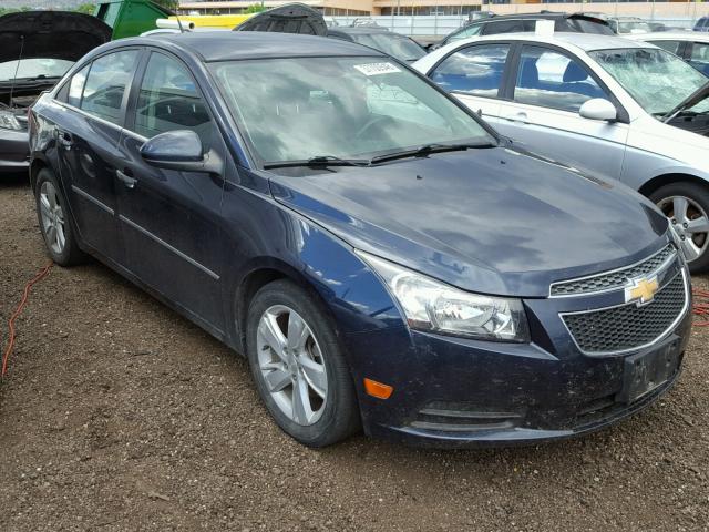 1G1P75SZ4E7100516 - 2014 CHEVROLET CRUZE BLUE photo 1