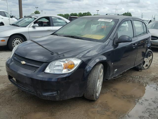 1G1AM58B067768730 - 2006 CHEVROLET COBALT SS BLACK photo 2