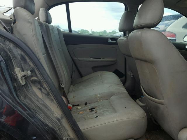 1G1AM58B067768730 - 2006 CHEVROLET COBALT SS BLACK photo 6