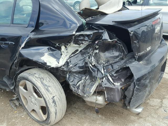 1G1AM58B067768730 - 2006 CHEVROLET COBALT SS BLACK photo 9