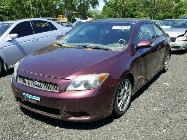 JTKDE167570194556 - 2007 TOYOTA SCION TC 栗色 照片 2