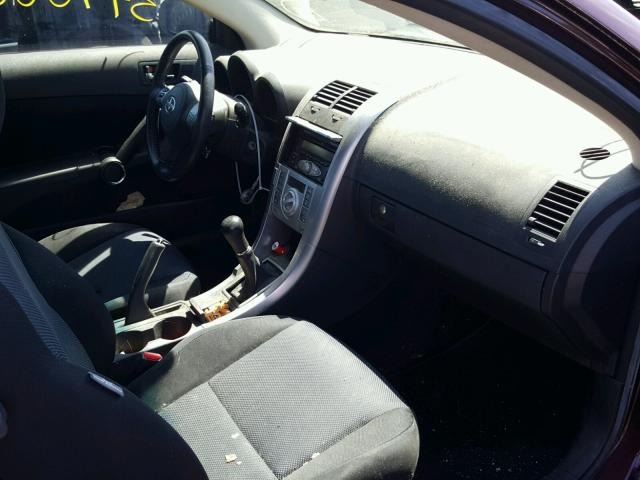 JTKDE167570194556 - 2007 TOYOTA SCION TC 栗色 照片 5