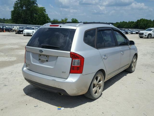 KNAFG525477079330 - 2007 KIA RONDO BASE SILVER photo 4