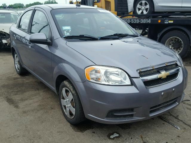 KL1TD5DE3BB140868 - 2011 CHEVROLET AVEO LS GRAY photo 1