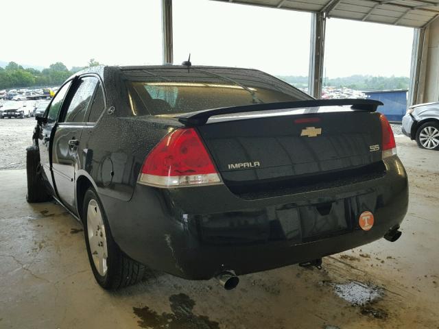 2G1WD58C279105335 - 2007 CHEVROLET IMPALA SUP 黑色 照片 3