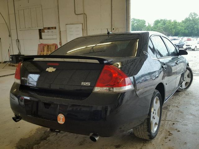 2G1WD58C279105335 - 2007 CHEVROLET IMPALA SUP BLACK photo 4